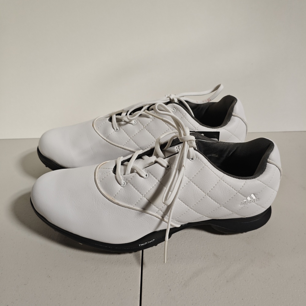 Adidas Driver Val Z Shoes Womens Size 8 White Synthetic Golf Sneakers 671305